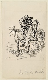 Vorzeichnung zu Der treue Johannes