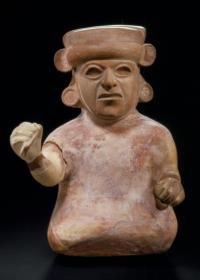 Sitzende anthropomorphe Figur