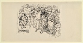 Vorzeichnung zu Der Teufel mit den drei goldenen Haaren