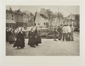 Auf dem Quai von Belle-Île-en-Mer