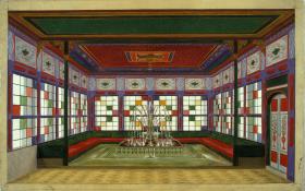 Das Fontainenzimmer im Palast der Tatar-Chane