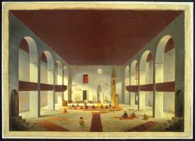 Das Innere der Moschee im Palast der Tatar-Chane