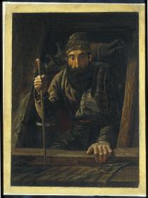Kaukasischer Weinhändler