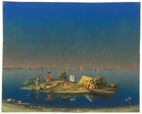 Insel in der Wolga