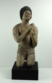 Wäscher, knieenden Figur