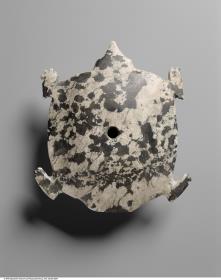 Keulenkopf (?) in Gestalt einer Schildkröte