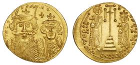 Byzanz: Constans II., Constantinus IV., Heraclius, Tiberius
