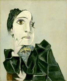 Dora Maar mit grünen Fingernägeln