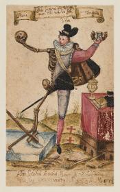 Stammbuchblatt: Vanitas