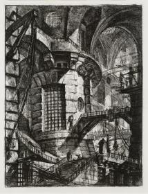 Carceri d´invenzione: Torre cilindrica