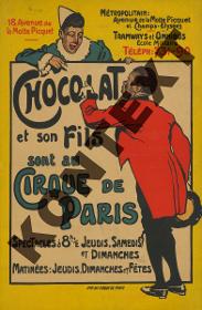 Chocolat et son fils au cirque de Paris