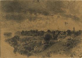 Ohne Titel (Bern, Blick auf den Rosengarten)