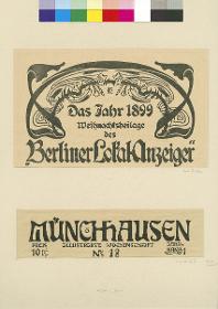 Das Jahr 1899. Weihnachtsbeilage des Berliner Lokalanzeiger
