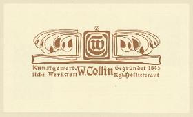Briefkopf der Kunstgewerblichen Werkstatt W. Collin