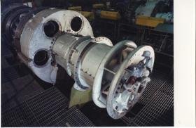 AEG-Kanis GmbH, Montage einer Gasturbine