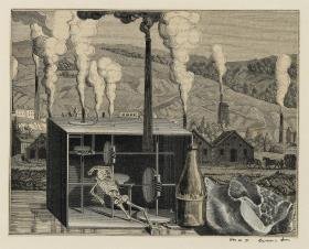Illustrationsvorlage zu Hans Arps "Weißt du schwarzt du"