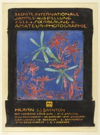 Künstlerisches Erinnerungsdiplom [für Herrn S.J. Baynton] der 6. Internationalen Jahresaustellung der Gesellschaft zur Förderung der Amateur-Photographie Hamburg
