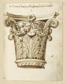 Kapitell aus dem Konstantinsbaptisterium