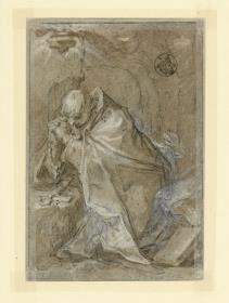 St. Bonosus, Vorlage zur Stichfolge des B. a. Bolswert: Sacra Eremus, Nr. 24