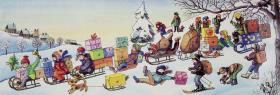 Fahrt zur Schulweihnachtsfeier