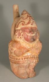 Sitzende anthropomorphe Figur, schlafend