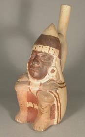 Sitzende anthropomorphe Figur, schlafend
