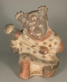 Kniende anthropomorphe Figur