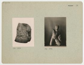 Fragment einer Panzerstatue und Statue eines Satyrs aus Magnesia am Mäander