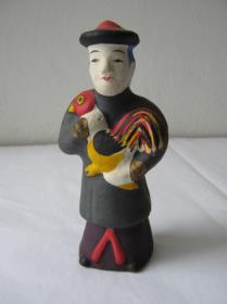 Chinese mit Kampfhahn 阿茶 さん (Acha-san)