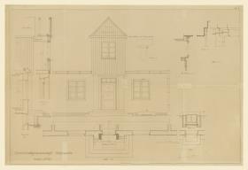 Gartenstadtgenossenschaft Hohensalza, Ansicht und Details (Wohnungsbau), Lichtpause