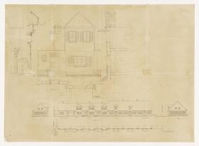 Gartenstadtgenossenschaft Hohensalza, Ansicht und Details (Wohnungsbau), Lichtpause