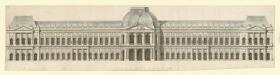 Entwurf für die Gartenfassade der Würzburger Residenz
