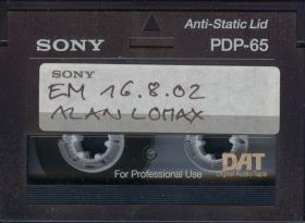 EM (=Ethnomagazin) 16.8.02 - Alan Lomax