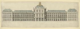 Würzburger Residenz, Aufriss zur Gartenfront