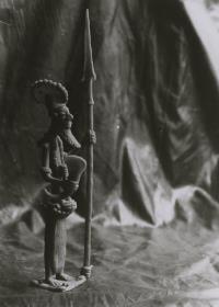 Wachsfigur eines Kriegers