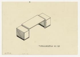 Typenschreibtisch (Möbelentwürfe, Schreibtische)