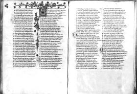 Hüon d'Auvergne, Roman in Versen, geschrieben v. Nicolas Trombeor