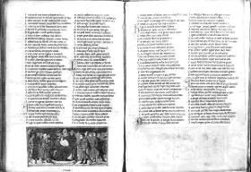 Hüon d'Auvergne, Roman in Versen, geschrieben v. Nicolas Trombeor