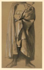Modellstudie zu einem Hochmeister, zum Wandbild in der Marienburg