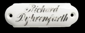 Namensschild "Richard Dyhrenfurth"