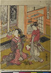 Shizuka aus dem Hause Tamaya  in Edo-Stadt Ni-chōme