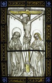 Kreuzigung Christi mit Maria und Johannes Ev.