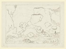 Der Bergeinsturz des Roßberges bei Schwyz (2. Sept. 1806)