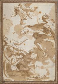 Extase des Heiligen Franziskus (Studie für das Altarbild in der Kirche San Jacopo Soprarno in Florenz)