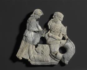 Sogenanntes Melisches Relief mit Athena, Kekrops und Gaia (Erichthoniosgeburt)