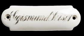 Namensschild "Sigismund Leiser"