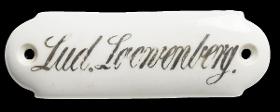Namensschild "Lud. Loewenberg."