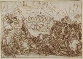 Nicolò Grimani erobert Jerusalem und das christliche Banner von den Ungläubigen zurück (?)