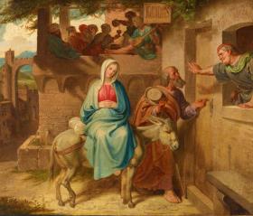 Die Herbergssuche in Bethlehem