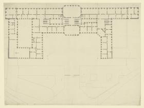 Umbauprojekt Wiener Hofburg, Grundriss, kleines Projekt, Variante II